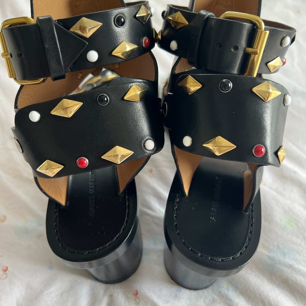 Isabel Marant Jaerin sandals 39FR/9US - Picture 7 of 11